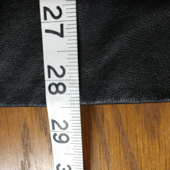 Black Leather Jacqueline Ferrar Jacket Size Large - Picture 8 of 10